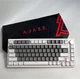 Механічна клавіатура сіро-біла ajazz ak820 жовтий світч - зображення 1