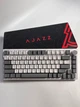 Механічна клавіатура сіро-біла ajazz ak820 червоний світч - зображення 1