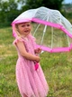 Дитяча парасолька-тростина прозора Fulton Funbrella-2 C603 Pink (Рожевий) - зображення 12