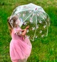 Дитяча парасолька-тростина прозора Fulton Funbrella-4 C605 Bella The Unicorn (Єдинороги) - зображення 11