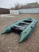 Надувная шестиместная лодка ПВХ Avalon АТК350 / 3,5м / 6-х местный / моторно-килевой / рельсовый настил / передвижные сиденья / ⌀44 см / Зеленый - изображение 4