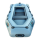 Надувная двухместная лодка ПВХ Avalon А270 / 2,7 м / 2-х местный / гребной / рельсовый настил / передвижные сиденья / ⌀36 см / Серый - изображение 3