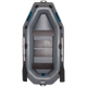 Надувная двухместная лодка ПВХ Avalon А240 / 2,4 м / 2-х местный / гребной / рельсовый настил / передвижные сиденья / ⌀34 см / Серый - изображение 1