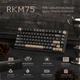 Механическая клавиатура RK Royal Kludge M75 беспроводная OLED 75 процентов Red Switch - изображение 5