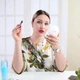 Компактне дзеркало для макіяжу TOUCHBeauty з LED-підсвіткою (1x/2x збільшення, USB-заряджання), Біле - зображення 6