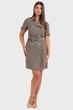 Жіноче оливкове плаття CLEA Guess S W2YK26.WE0K0 - зображення 2