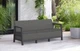 Диван для саду та тераси Keter Scandi Linea 3 Seater Sofa 270927 графіт/сірий - зображення 7