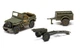 Збірна модель 1:72 військовий автомобіль Willys British Airborne Jeep Airfix A02339 - изображение 7