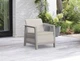 Набір пластикових меблів для саду та балкону Keter Scandi Linea Balcony Set 264044 бежевий/світло-бежевий - зображення 6