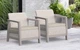 Комплект крісел для саду та тераси Keter Scandi Linea Duo Set 264050 бежевий/світло-бежевий - зображення 2