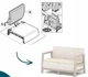 Диван для саду та тераси Keter Scandi Linea 2 Seater Sofa 264046 бежевий/світло-бежевий - зображення 9