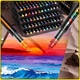 Акриловые маркеры Acrylic MAP-13 36 цветов, кисть, быстрое высыхание - изображение 6