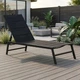 Leżak ModernHome by Multistore ESO-LC191-1 Czarny - obraz 5