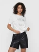 Футболка ONLFIONA LIFE OVERSIZE S/S BOX TOP JRS 15226022 Bright White ONLY XS Білий 15226022BRIGHTWHITE XS - изображение 3