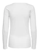 Футболка з довгими рукавами ONLLIVE LOVE LIFE L/S ONECK TOP NOOS JRS 15204712-White ONLY L Білий 15204712-WHITE XL - изображение 5