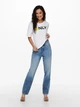 Футболка ONLSMILEY LIFE S/S TOP BOX JRS 15232818 Bright White ONLY ONLY L Білий 15232818BRIGHTWHITEONLY M - зображення 2