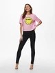 Футболка ONLSMILEY LIFE S/S TOP BOX JRS 15232818 Lilac Sachet OPTIMIST ONLY L Розовий 15232818LILACSACHETOPTIMI M - изображение 2