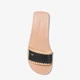 Женские шлепанцы кожаные Michael Kors 863762217 40 Черный/Бежевый (1159859434) - изображение 3