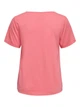 Футболка ONLAVA S/S V-NECK MIX WOVEN TOP JRS 15224916 Tea Rose ONLY S Рожевий 15224916TEAROSE XS - зображення 2