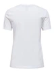 Футболка ONLKITA LIFE REG S/S HALF SEQ TOP JRS 15242222-Bright White-Print:DECADENT ONLY M Білий 15242222-BRIGHT WHITE-PRI S - изображение 5
