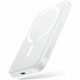 Повербанк 6000 mAh з бездротовою зарядкою MagSafe Baseus Magnetic Mini Air (20W, Type-C). White - зображення 1