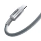 USB кабель Type-C на Type-C Baseus Discolor Fast Charging Cable (2m, 100W). Silver - зображення 5