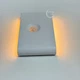 Світильник бездротовий з датчиком руху Smart Night Light, акумуляторний нічник LED з автоматичним та постійним режимом світіння, лампа настінна з теплим світлом для коридору, шафи та кімнати Білий, DNA-281-White - зображення 6