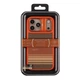 Чохол Premium Kajsa Resort Collection Gradient Stripe with MagSafe для iPhone 17 Pro Max Orange Plus B-Ring - изображение 3