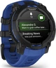 Смарт-годинник Garmin Instinct 3 45mm AMOLED Black with Blue Band (010-02936-03/43) - зображення 4