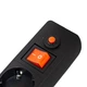 Фільтр мережевий GTL EU05FK, 5 розеток, 3 м, Black, 1xType-C / 1xUSB (GTL-XH-EU05FK-3B) - зображення 2