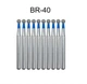 Набір алмазних борів 10 шт BR 40 ISO 001016 Well CK - зображення 1