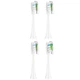 Насадки для зубной щетки Philips Сонікер Филипс W2 Optimal White HX6064 (4 шт), сменные головки для отбеливания совместимые с DiamondClean, ProtectiveClean, 3100, 4300, 4500, 5100, 6100, универсальные сменные насадки, - изображение 2