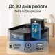 Автоматическая поилка-фонтан для кошек и собак Petwant 2.2 л квадратная с аккумулятором и датчиком движения - изображение 3