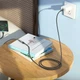Кабель подовжувач Type-C тато на Type-C мама 1,2 м 3 А для заряджання та передавання даних HOCO U107 чорний - зображення 5