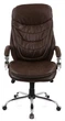 Крісло АКЛАС Валенсія Soft CH MB (Шкіра LC-K Dark brown/PU Dark brown) - зображення 2