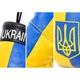 Брелок боксерские перчатки 10 см желто-синие из искусственной кожи для ключей и авто - изображение 8