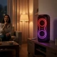 Портативна колонка Bluetooth 40Вт 2х8 дюймів RGB LED з мікрофоном та пультом ZQS8255 чорна - зображення 3
