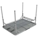 Стіл Bo-Camp Premium 100x70 cm Grey (1112-DAS303282) - зображення 4