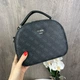 Каркасна жіноча сумка стиль Guess чорна, сумочка на плече Гесс ( 12353 ) - изображение 4