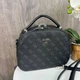 Каркасна жіноча сумка стиль Guess чорна, сумочка на плече Гесс ( 12353 ) - изображение 6