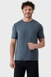 Футболка Avecs сіро-синя з технологією "Soft touch" 30498/18 XL - изображение 1