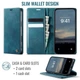Чехол-книжка CaseMe RFID из нубука для iPhone 13 Бирюзовый - изображение 10