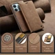 Чехол-книжка CaseMe из нубука для Xiaomi Redmi 15C 173mm Светло-коричневый - изображение 3