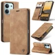 Чехол-книжка CaseMe из нубука для Xiaomi Redmi 15C 173mm Светло-коричневый - изображение 4