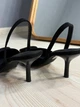 Туфли женские Meideli 566-22 slingback лодочки с пряжкой экозамша 36 черные - изображение 6