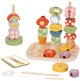 Набор развивающих игрушек Tooky Toy 5в1 Магический сад Монтессори (6976831553579) - изображение 2