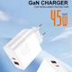 Сетевое зарядное устройство WUW C209 PD45W Type-C+USB-A - изображение 4
