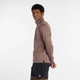 Чоловічий коричневий реглан Athletics Heat Grid 1/2 New Balance Zip 48 (M) (MT43204EAT) - зображення 4