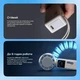 Вентилятор портативний настільний ручний Proove Fresher з LED-дисплеєм та 4000 mAh вбудованим акумулятором, до 9 год роботи, 4 режими роботи (PFFR04002008) Blue - изображение 7