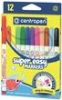 Набор фломастеров Centropen Super Easy 12 шт (2580) - изображение 1